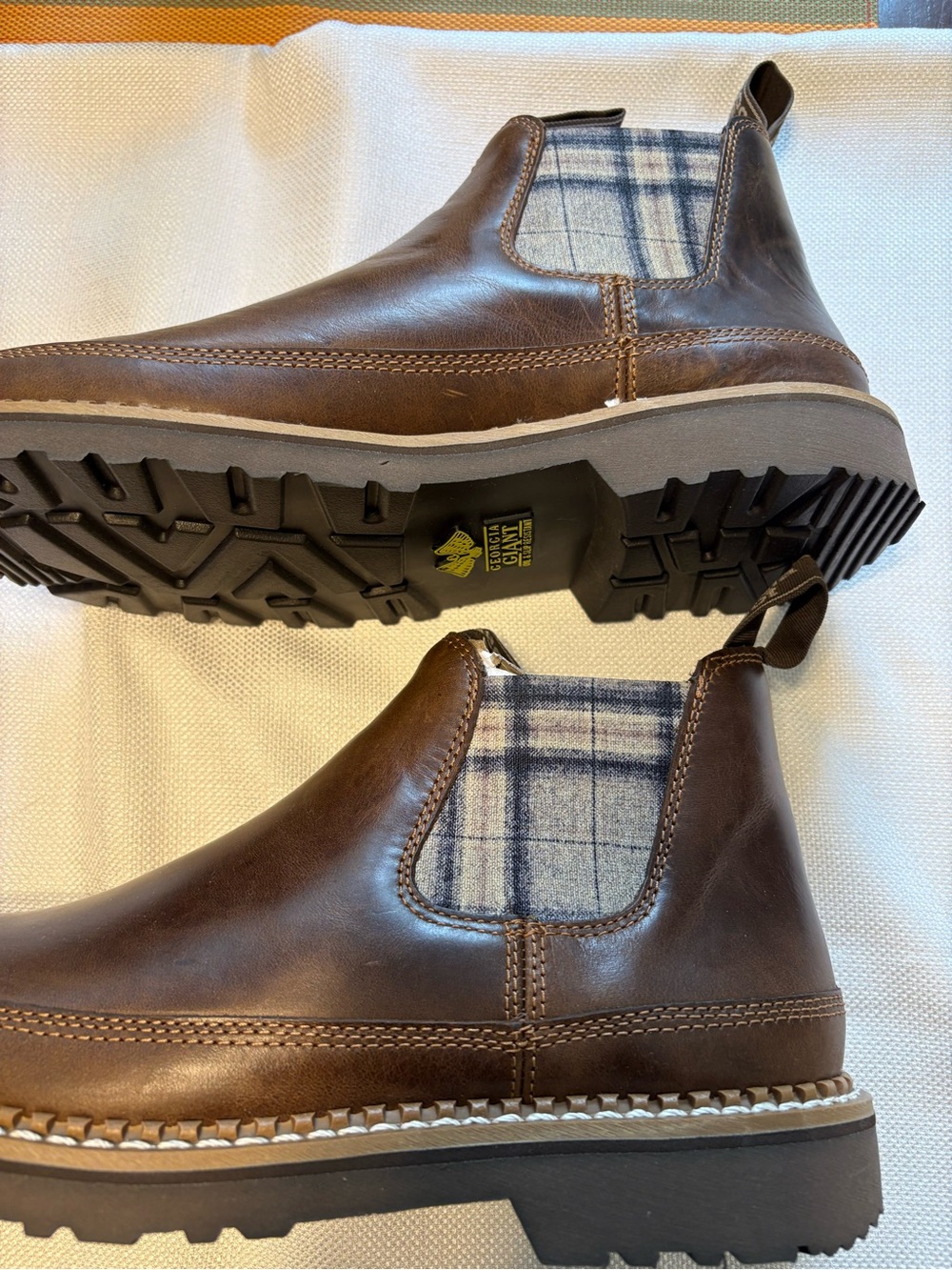 Georgia Boot Women’s Brown Slip-On Chelsea Boots - Picture 5 of 8